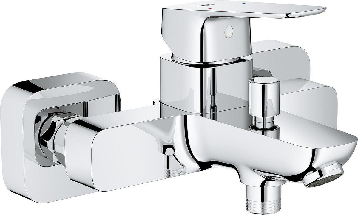 Mitigeur bain/douche apparent Grohe Cubeo saillie 167 mm chromé