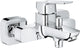 Mitigeur bain/douche apparent Grohe Cubeo saillie 167 mm chromé