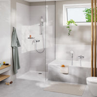 Mitigeur douche apparent Grohe Cubeo saillie 56 mm chromé