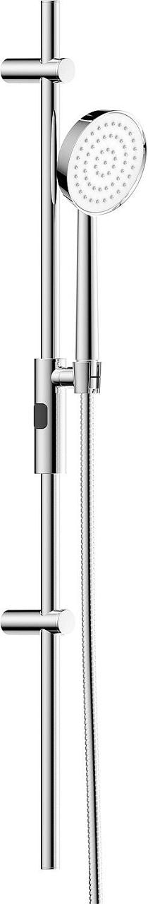 Kit de douche Ilisos 900mm chrome, douchette Ø 115mm 1 jet, support mural reglable en hauteur