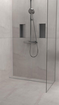 Caniveau de douche linéaire Evenes Set complet, modèle de rénovation