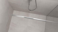 Caniveau de douche linéaire Evenes Set complet, modèle de rénovation