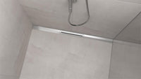 Evenes caniveau de douche linéaire WALL set complet, modèle de rénovation
