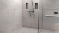Evenes caniveau de douche linéaire WALL set complet, modèle de rénovation