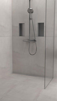Evenes caniveau de douche linéaire WALL set complet, modèle de rénovation