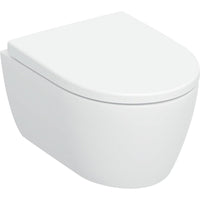WC suspendu à fond creux Geberit ICon saillie réduite; TurboFlush avec KeraTect, L x H x P 360x335x490mm, blanc