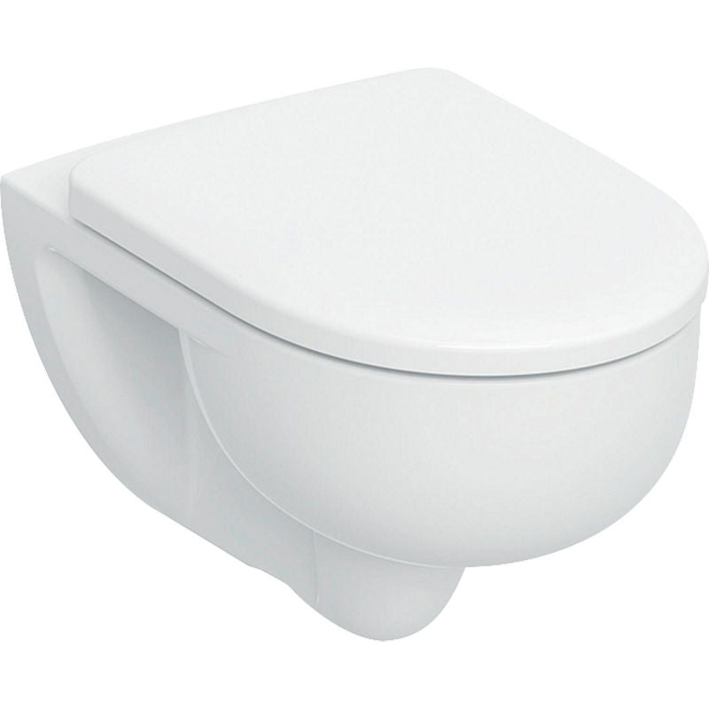 WC suspendu à fond creux Geberit Renova, TurbuFlush, L x H x P : 355x340x540mm, blanc