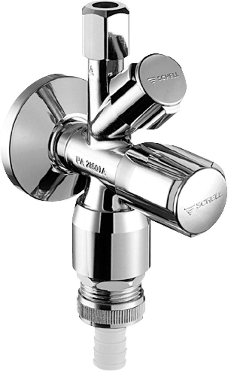 SCHELL Vanne équerre combinée COMFORT laiton DN 15 (1/2")