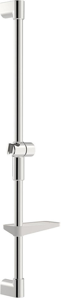 Barre de douche Hansa Hansaviva 971 mm, chromé avec porte-savon, support mural réglable en hauteur