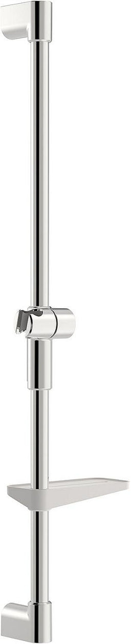 Barre de douche Hansa Hansaviva 971 mm, chromé avec porte-savon, support mural réglable en hauteur
