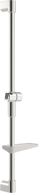 Barre de douche Hansa Hansaviva 971 mm, chromé avec porte-savon, support mural réglable en hauteur