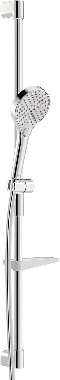 Hansa Hansaviva Brauseset Stange 971mm, Brause Ø 110mm 3 Strahlarten, verchromt mit Ablage