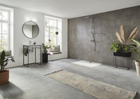 Hansgrohe Crometta E240 EcoSmart Brausesäule mit Thermostat, chrom, 240x240mm