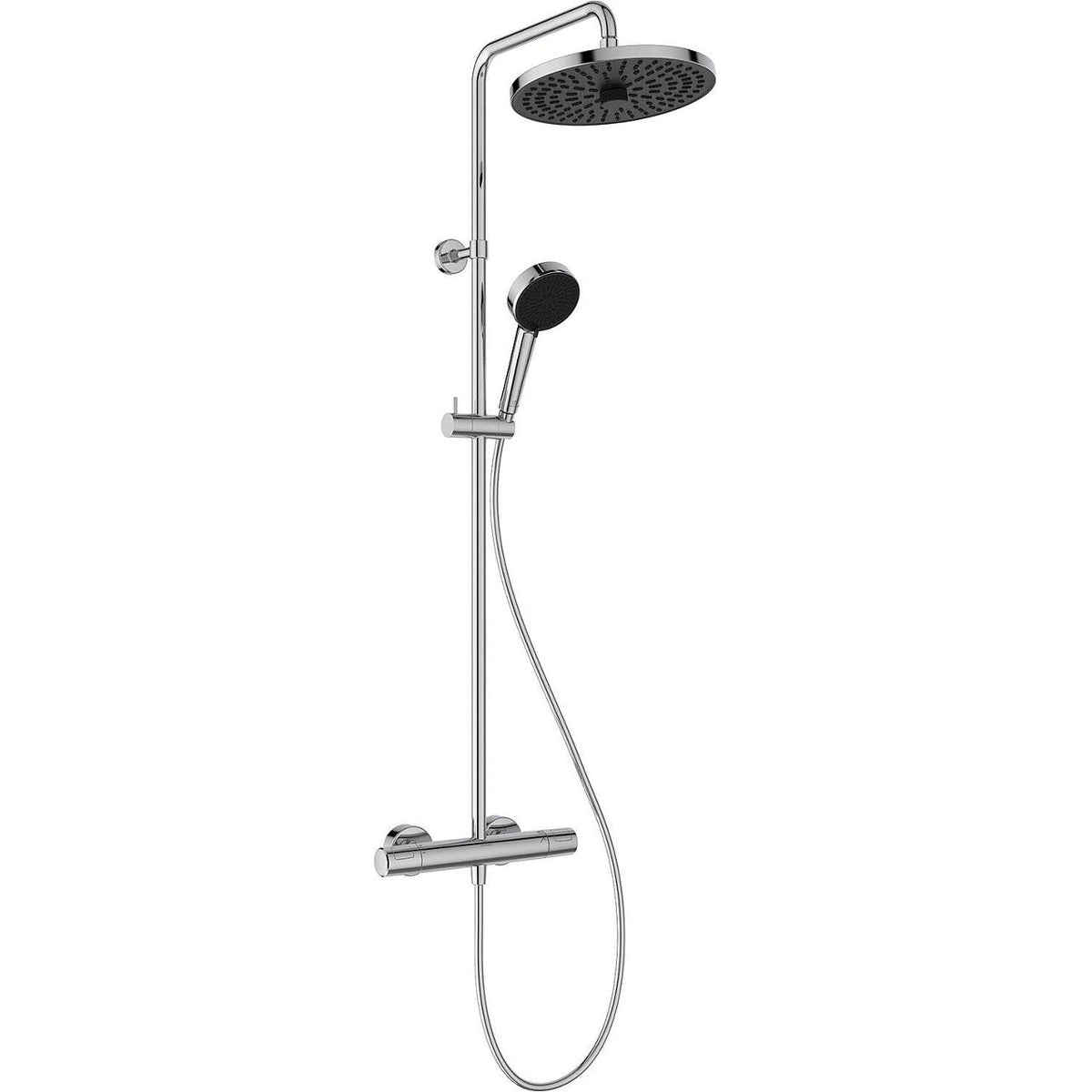 Ideal Standard Ceratherm T25+ Thermostat-Duschsäule mit Brausekopf Ø 260mm, Chrom