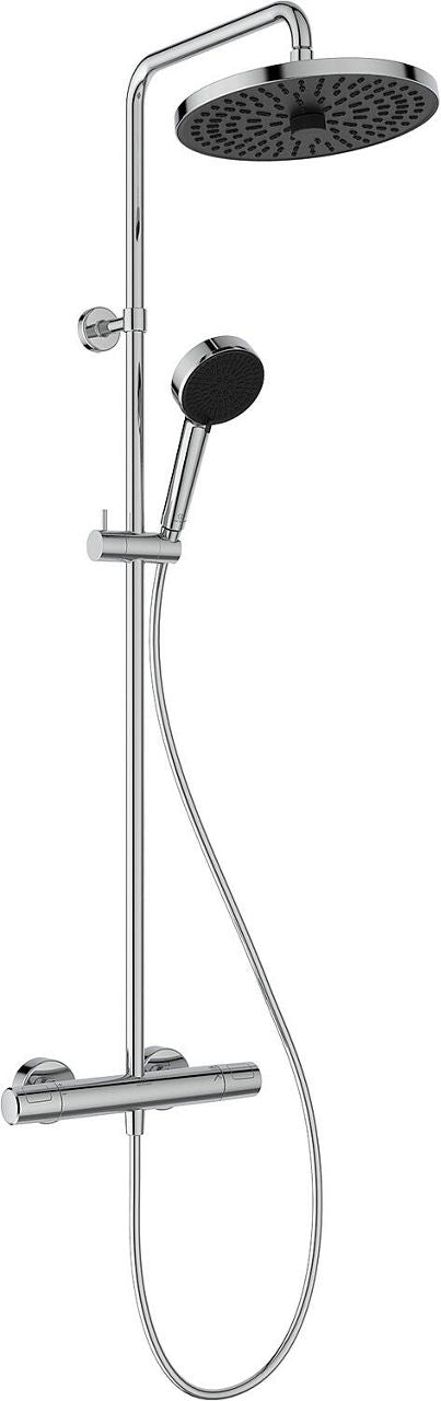 Colonne de douche thermostatique Ideal Standard Ceratherm T25+ pomme Ø 260mm chrome