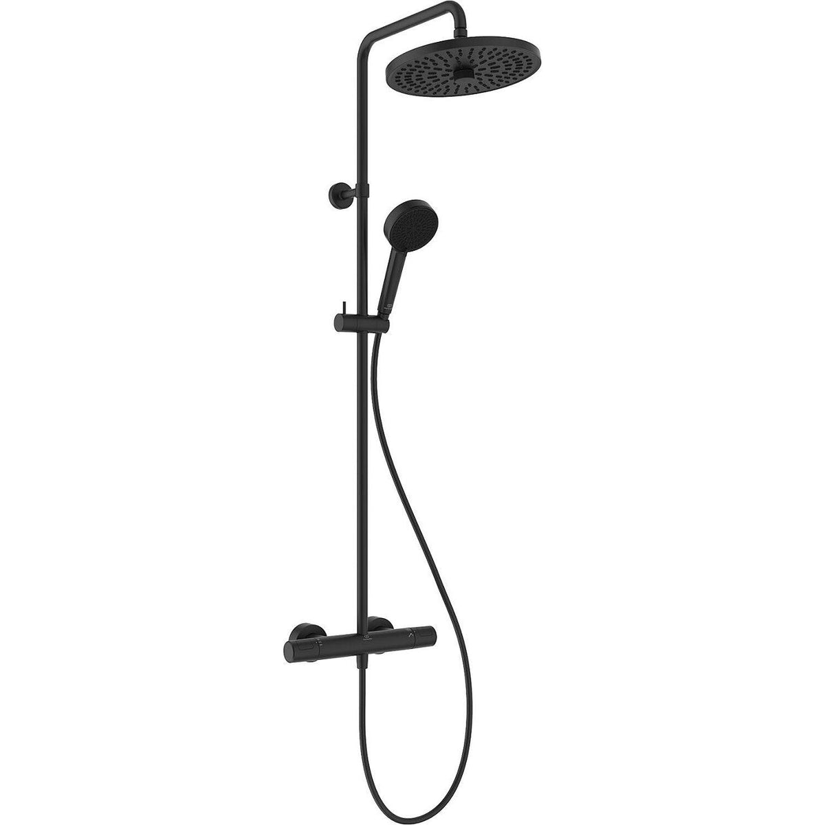 Ideal Standard Ceratherm T25+ Thermostat-Duschsäule mit Brausekopf Ø 260mm, Chrom