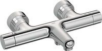 Thermostatique bain-douche apparent Hansa Hansaprisma saillie 180 mm chromé