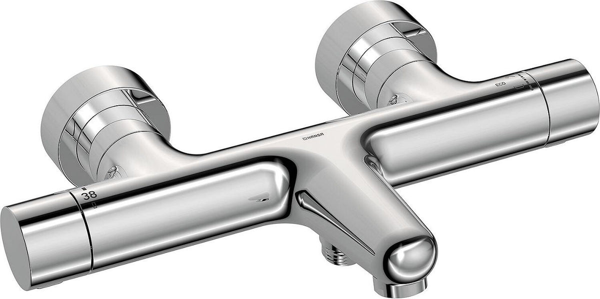 Thermostatique bain-douche apparent Hansa Hansaprisma saillie 180 mm chromé