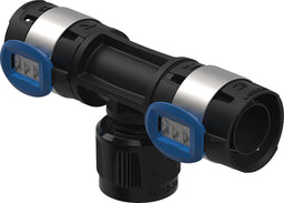 Geberit FlowFit, pièce de transition en T avec MasterFix, passage