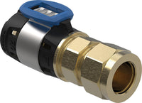 Raccord de transition Geberit FlowFit avec raccords à compression