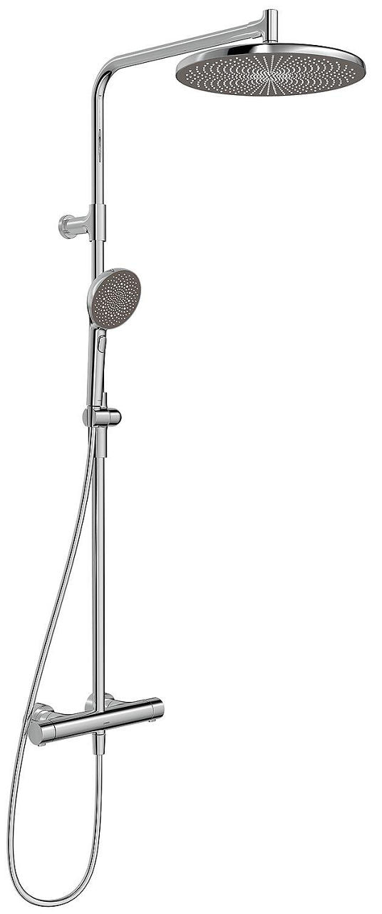 Hansa Hansaaurelia Duschsäule mit Thermostat Chrom