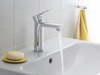 Mitigeur de lavabo Duravit D-Code M saillie 107mm chromé