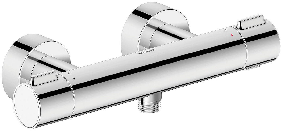 Thermostatique douche apparent Duravit chromé