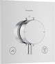 Thermostatique bain-douche encastré Hansgrohe Ecostat Comfort 2 sorties chromé