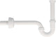 Siphon tubulaire pour vasque ABS DN 32 (1 1/4") x ø 32 mm