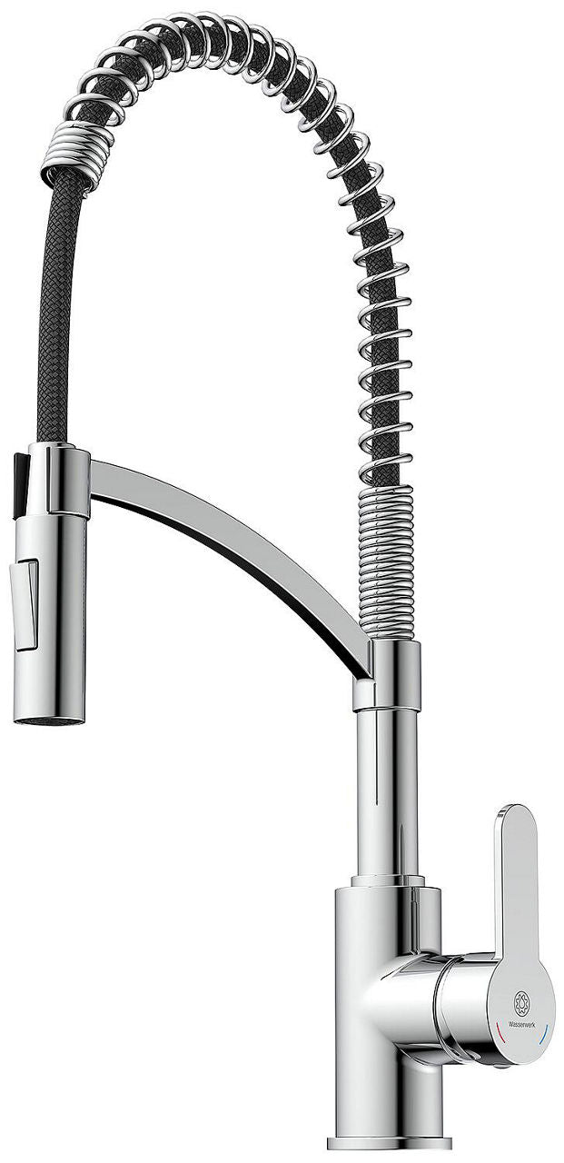 Mitigeur d'évier Wasserwerk WK 2 avec douchette extractible pour la vaisselle
