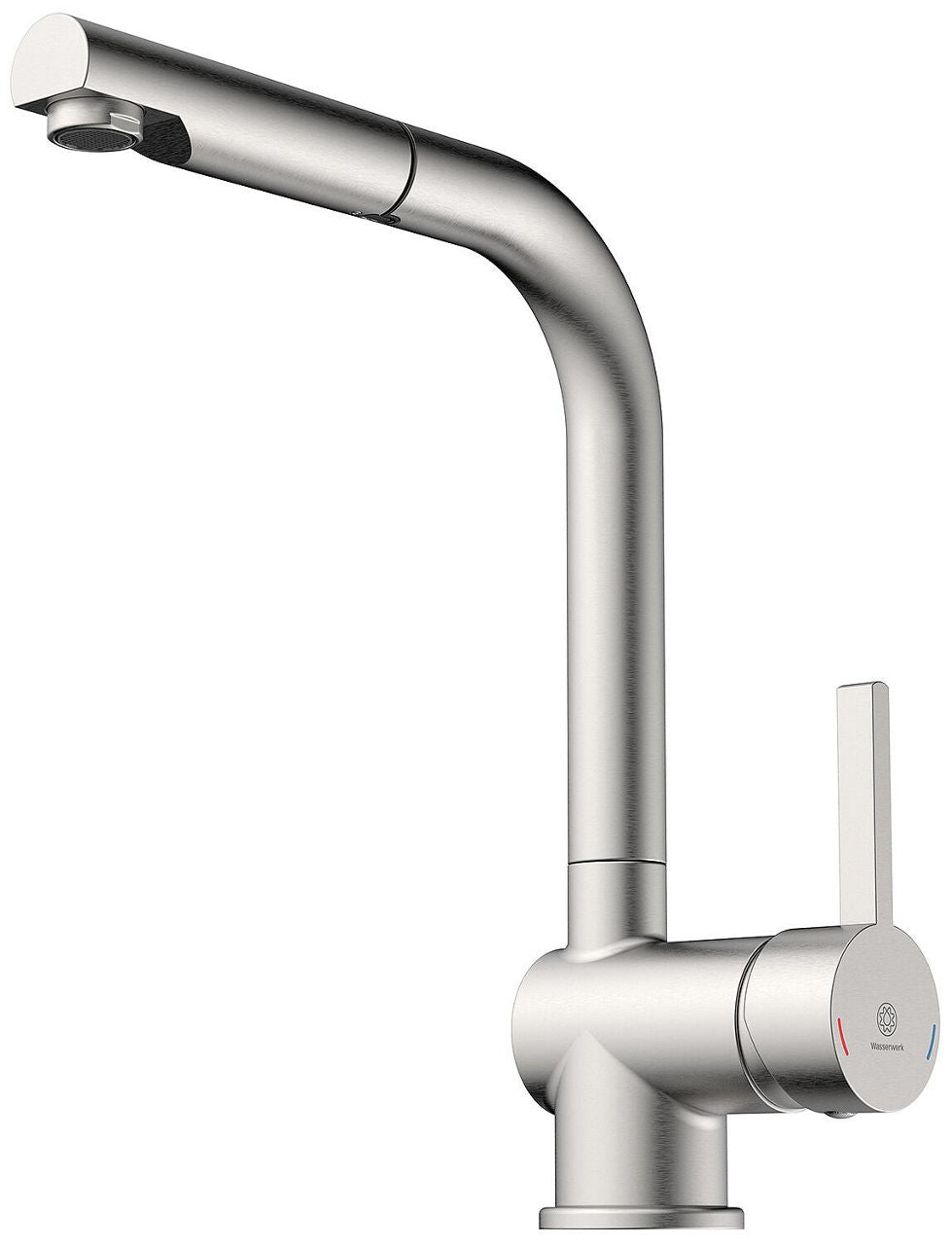 Mitigeur d'évier Wasserwerk WK 2 avec douchette extractible pour la vaisselle