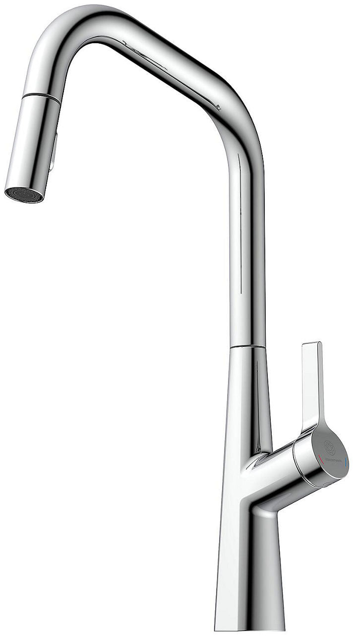 Mitigeur d'évier Wasserwerk WK 2 avec douchette extractible pour la vaisselle