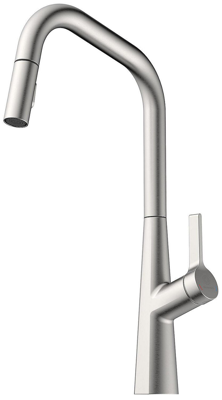 Mitigeur d'évier Wasserwerk WK 2 avec douchette extractible pour la vaisselle