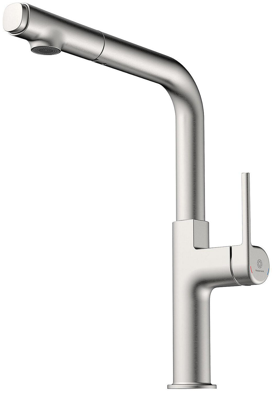 Mitigeur d'évier Wasserwerk WK 2 avec douchette extractible pour la vaisselle