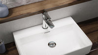 Mitigeur de lavabo Wasserwerk WT saillie 170 mm chromé