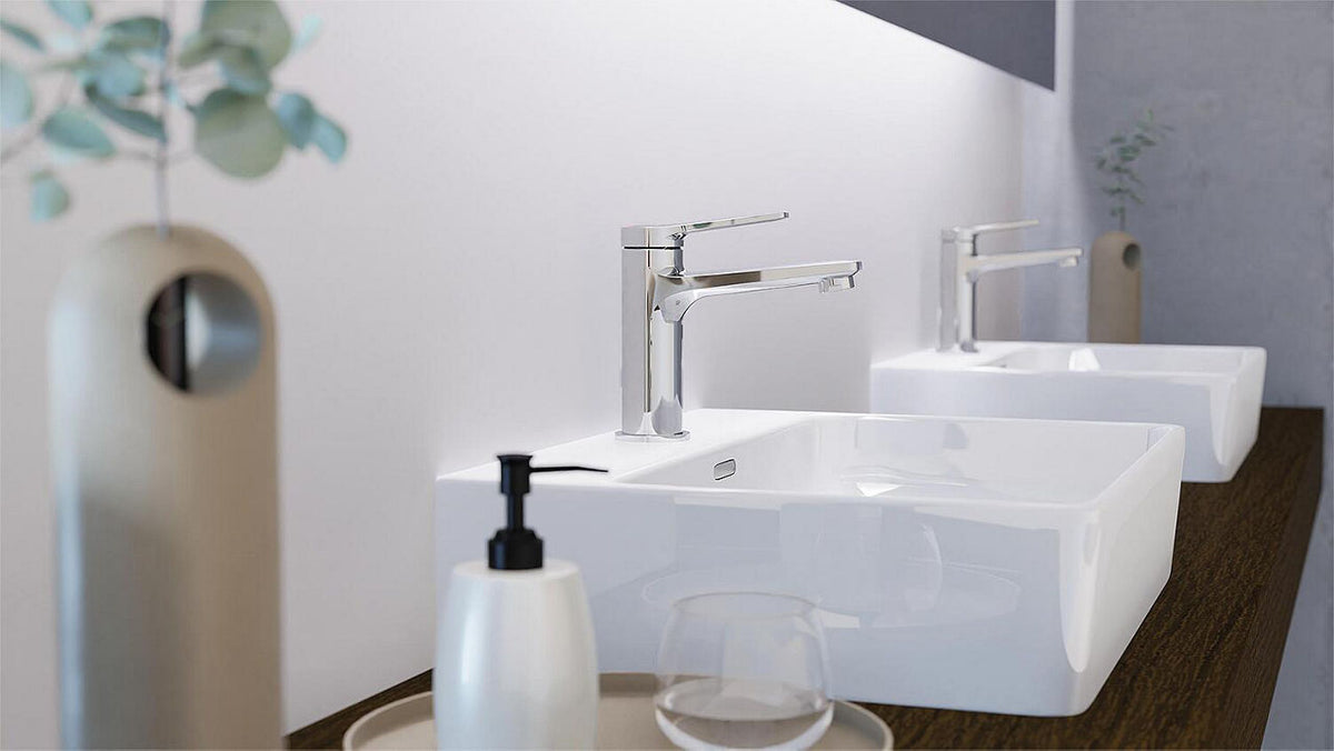 Mitigeur de lavabo Wasserwerk WT saillie 170 mm chromé
