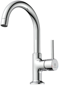 Mitigeur de lavabo Wasserwerk WT saillie 170 mm chromé