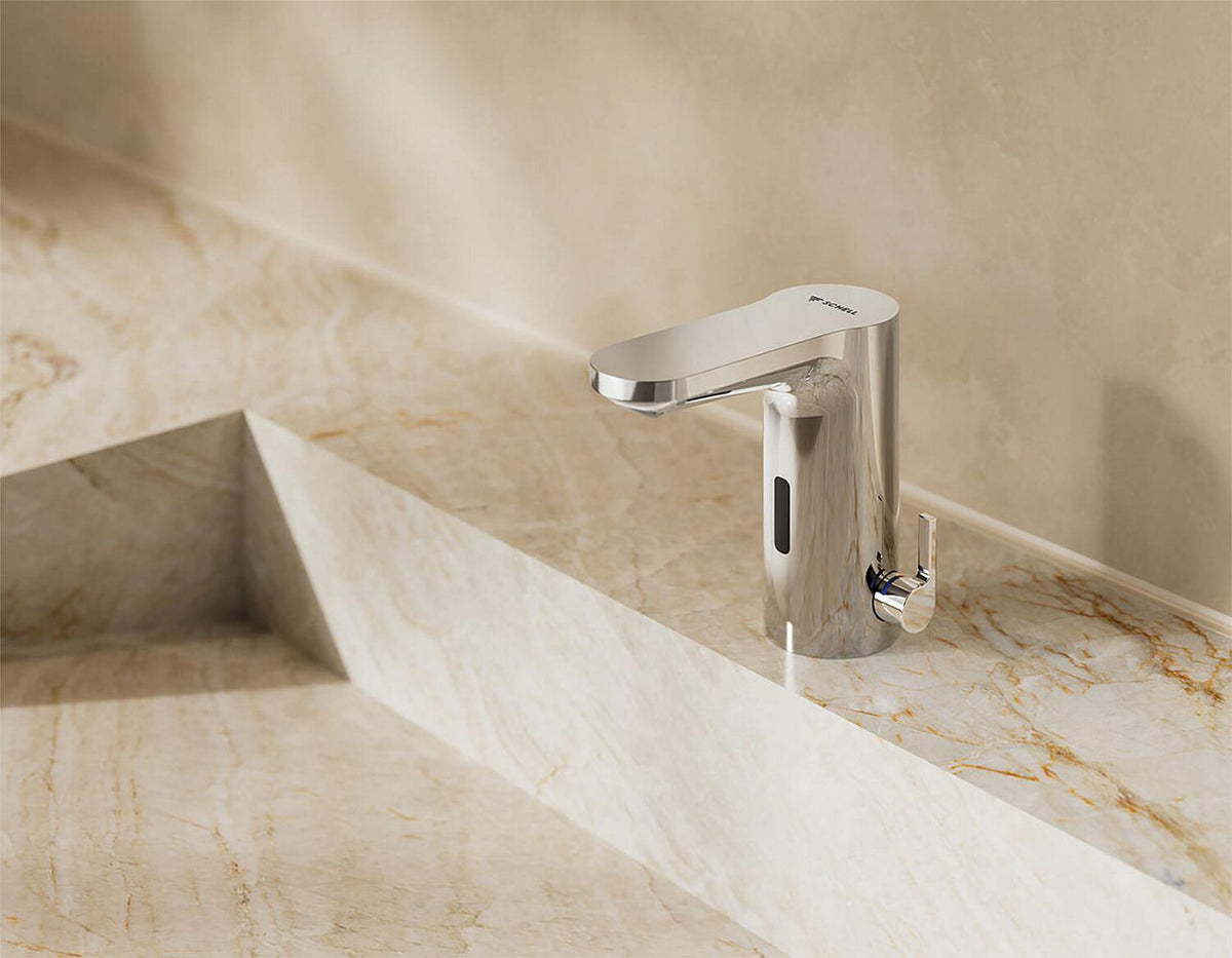 Robinetterie électronique de lavabo Schell Celis E2 chromée