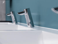 Robinetterie électronique de lavabo Schell Puris E2 saillie 105mm chromé