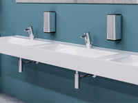 Robinetterie électronique de lavabo Schell Puris E2 saillie 105mm chromé