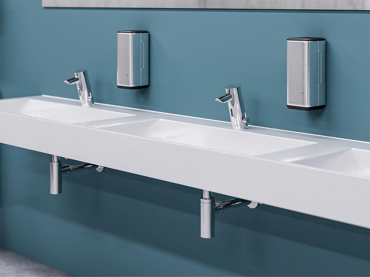 Robinetterie électronique de lavabo Schell Puris E2 saillie 105mm chromé