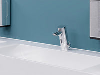 Robinetterie électronique de lavabo Schell Puris E2 saillie 105mm chromé