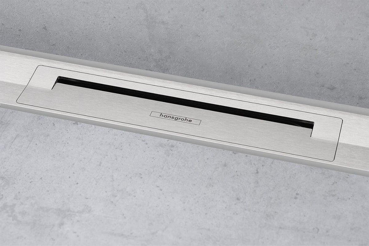 Hansgrohe caniveau de douche RainDrain Flex montage mural