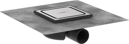 Hansgrohe RainDrain Spot, set complet, évacuation ponctuelle acier inoxydable brossé 150 mm