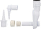 Siphon d'appareil à économie d'espace HAAS OHA DN32/40/50, Kit avec embout de tuyau Ø8,2-26,5 mm