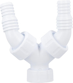 Douille de flexible double OHA DN25(1") x 2x douille de flexible 3/4" à 1", avec clapet anti-retour