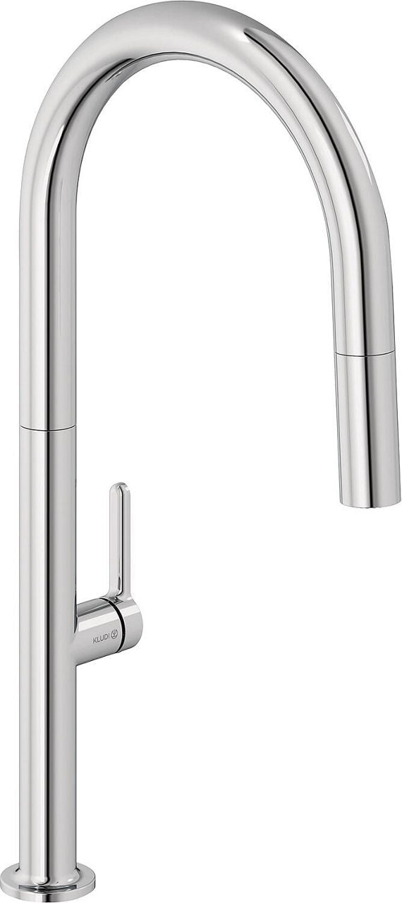 Mitigeur d'évier Kludi Aurea avec douchette extractible orientable