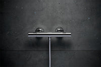 Thermostatique douche apparent Hansgrohe Ecostat Fine chromé