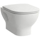 WC suspendu à fond creux Laufen Lua 360x345x520mm, sans bride de rinçage, ouverte fixation, blanc