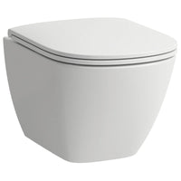 WC suspendu à fond creux Laufen Lua compact 360x345x490mm, sans bride de rinçage, blanc